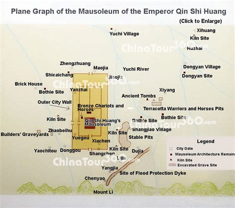 archeological excavation xian china map|xian china.